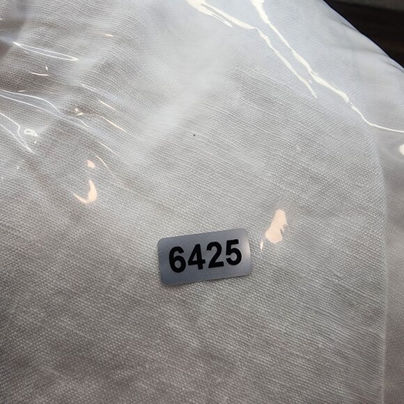 Womens White Crown & Ivy Tassel Hem Pants 100% Linen Hi Rise Elastic Waist XL - Picture 12 of 12